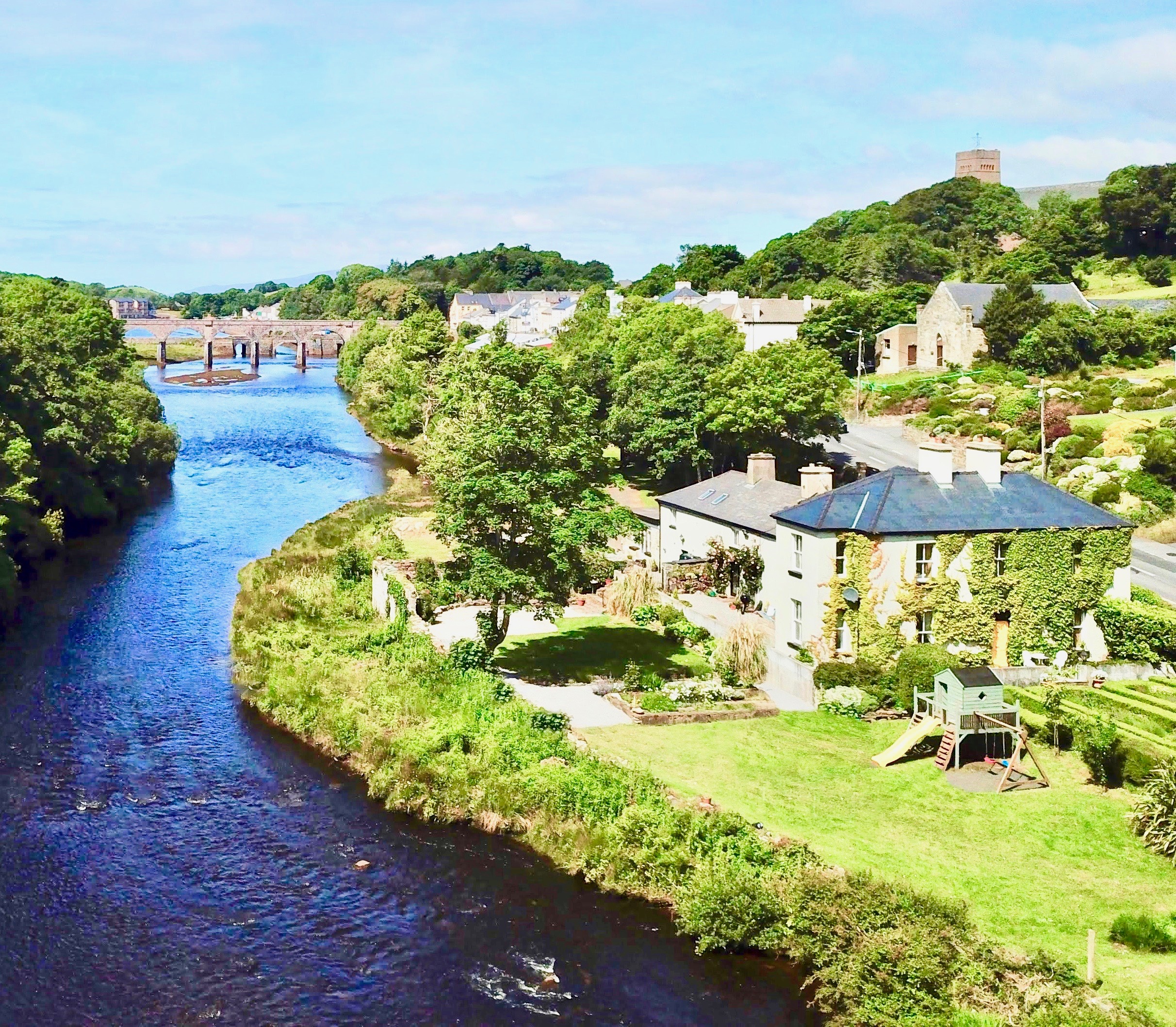 Riverside House Newport Aerial View